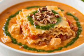 3 Pieces Of Pecan Lasagna Soup