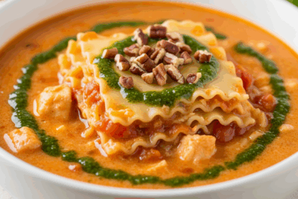 3 Pieces Of Pecan Lasagna Soup