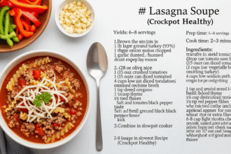 Lasagna Soup Recipe Crockpot Healthy