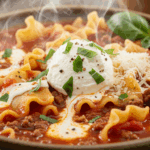 Hamburger Helper Lasagna Soup