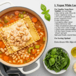 Vegan White Lasagna Soup