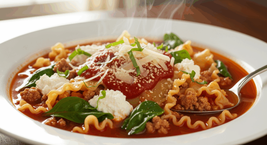 Optavia Lasagna Soup