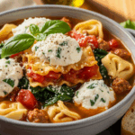 Lasagna Tortellini Soup