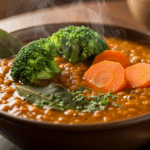 Lentil Soup With Broccoli And Carrots