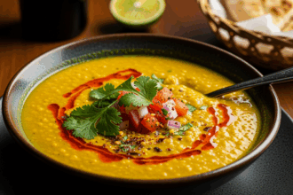 Spicy Yellow Lentil Soup