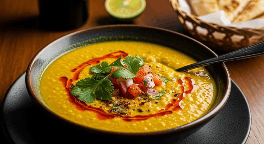 Spicy Yellow Lentil Soup