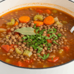 Greek Lentil Soup With Lemon