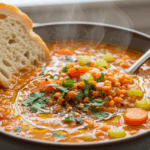 Quick Cooked Lentil Soup