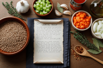 Recipe Instructions For Lentil Soup
