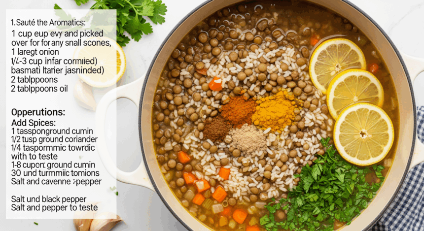 How To Make Lentil And Rice Soup