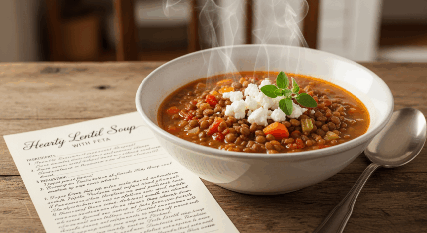 Lentil Soup Recipe With Feta