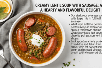 Creamy Lentil Soup With Sausage