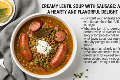 Creamy Lentil Soup With Sausage