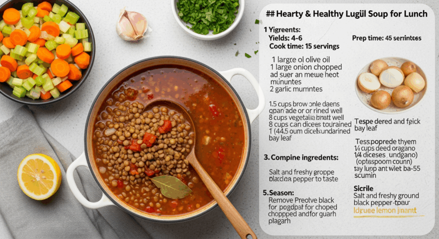 Lentil Soup Recipes For Lunch