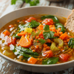 Healthy Lentil Veggie Soup Recipe