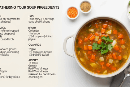 Homemade Lentil Soup Preparation