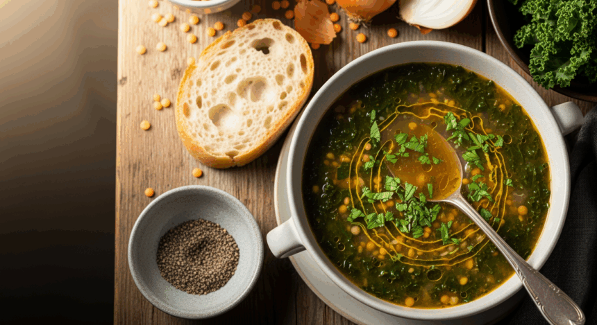 How To Make Lentil Kale Soup