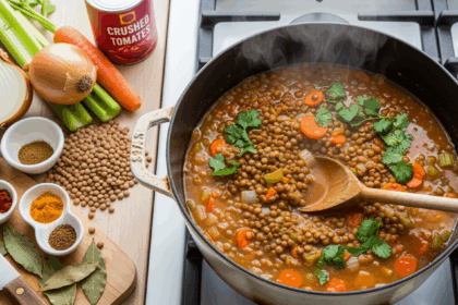 Easy Lentil Soup Preparation