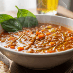 Hearty Lentil Soup With Spinach