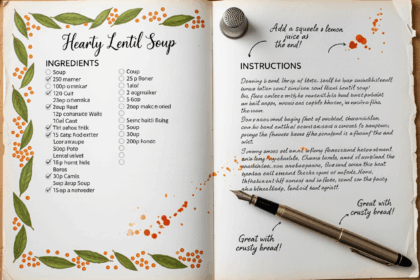 Lentil Soup Recipe With Notes