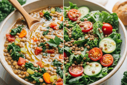 Lentil And Kale Soup To Salad