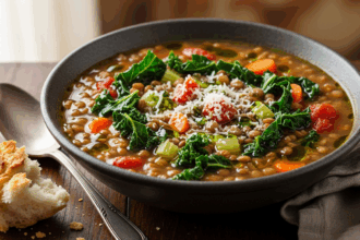 Italian Lentil Soup With Kale
