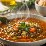 Vegan Lentil Rice Soup