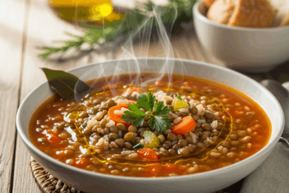 Vegan Lentil Rice Soup