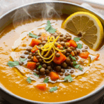Lentil Carrot Lemon Soup Recipe