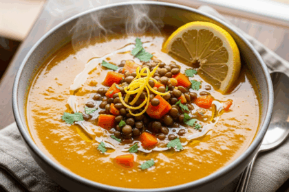 Lentil Carrot Lemon Soup Recipe