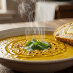 Yellow Lentil Soup Comfort Food