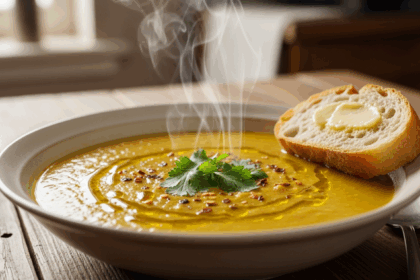 Yellow Lentil Soup Comfort Food