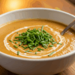 Creamy Lentil Soup With Chives