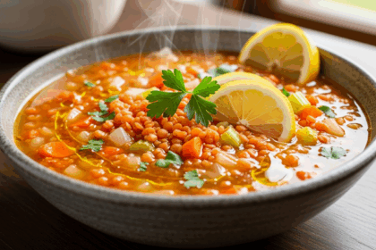 Lemon-Infused Lentil Soup