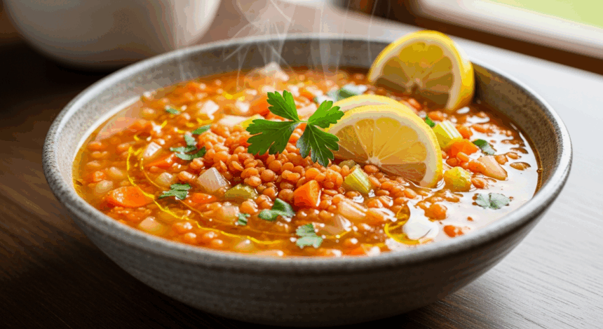 Lemon-Infused Lentil Soup