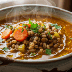 Pearl Barley And Lentil Soup