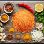 Spicy Red Lentil Soup Ingredients