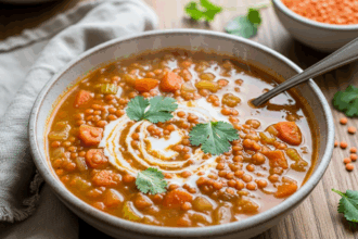 Homemade Curry Lentil Soup