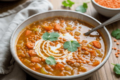 Homemade Curry Lentil Soup