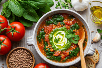 How To Make Tomato Spinach Lentil Soup