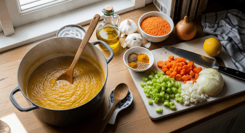 How To Make Golden Lentil Soup