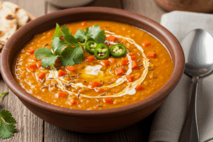 Carrot Lentil Soup Indian