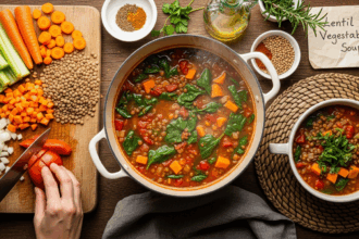 How To Make Lentil And Vegetable Soup