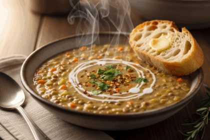 Creamy Lentil Soup Dinner