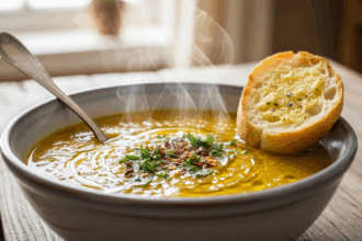 Simple Golden Lentil Soup