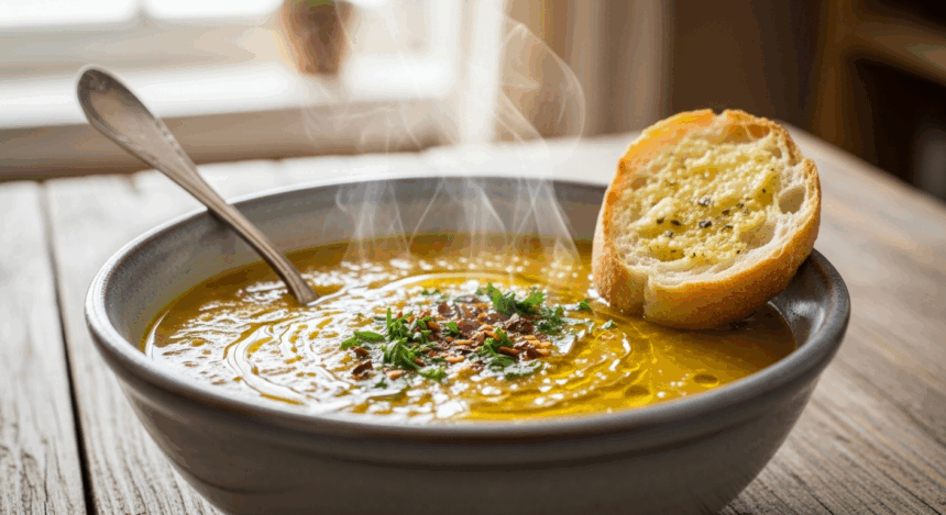 Simple Golden Lentil Soup