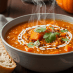 Spicy Pumpkin Lentil Soup