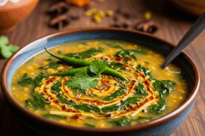 Spinach Lentil Soup Indian