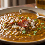 Lentil Soup With Rice And Bacon