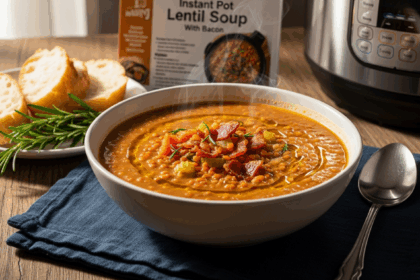 Instant Pot Lentil Soup Recipe With Bacon